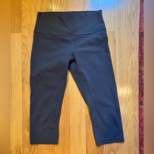 Lululemon Align High-Rise Crop 17”. Gray